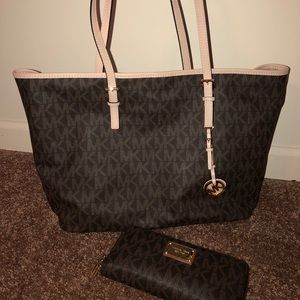 Michael Kors purse and wallet